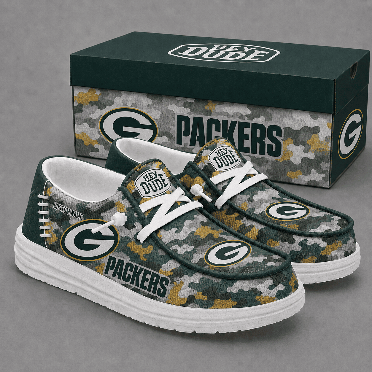 Green Bay Packers Personalized | Premium Loafer Shoes - VA23658
