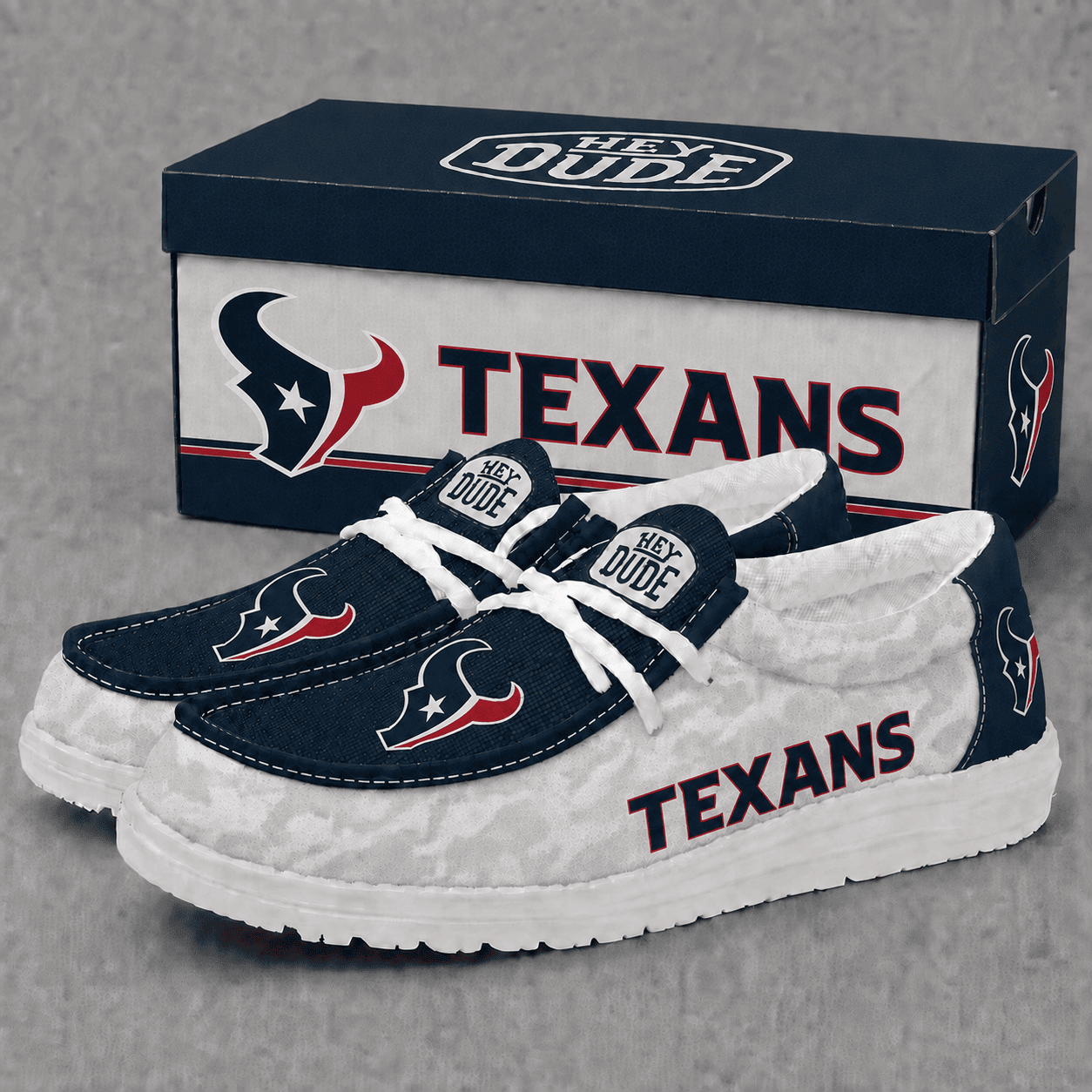Houston Texans | Premium NFL Football Field Fan Loafer Shoes - VA22523