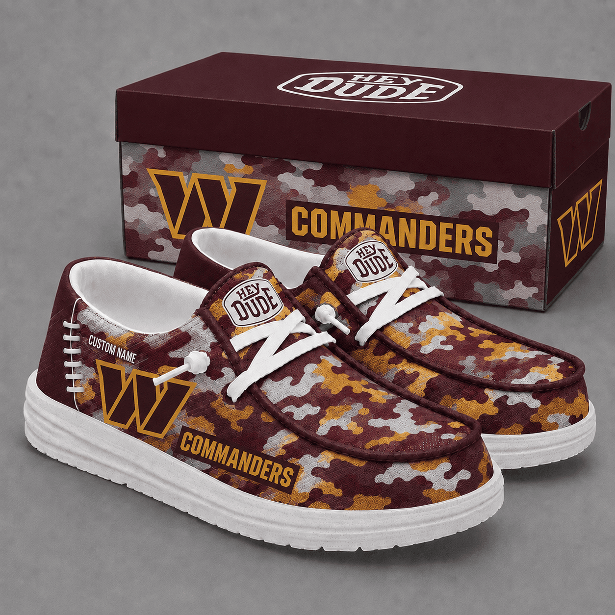 Washington Commanders Personalized | Premium Loafer Shoes - VA23663