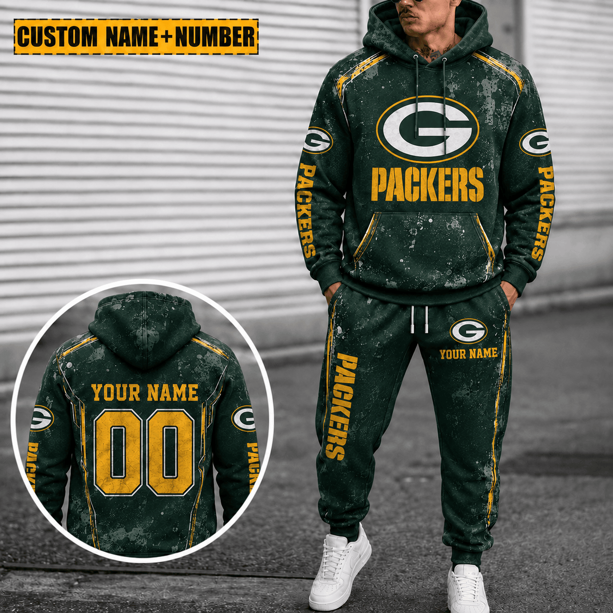 Green Bay Packers Personalized Combo Hoodie And Sweatpants Gift For Fan VAN77166