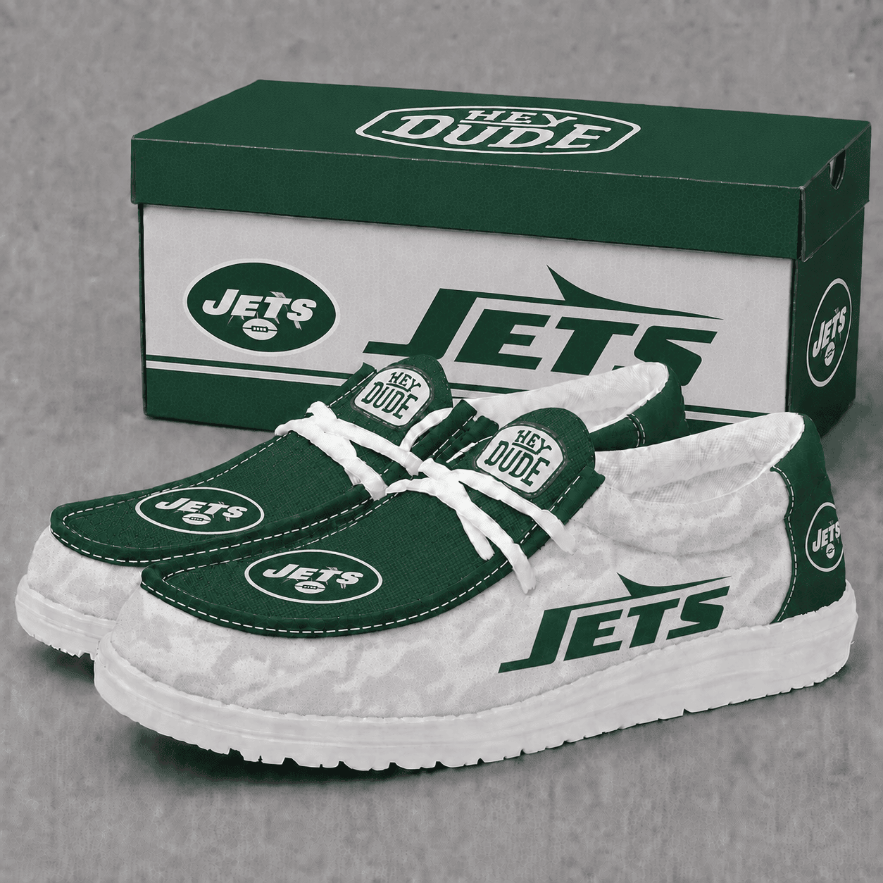 New York Jets | Premium NFL Football Field Fan Loafer Shoes - VA22520