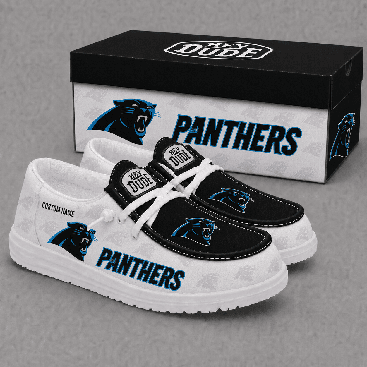Carolina Panthers Personalized | Premium Loafer Shoes - VA52739