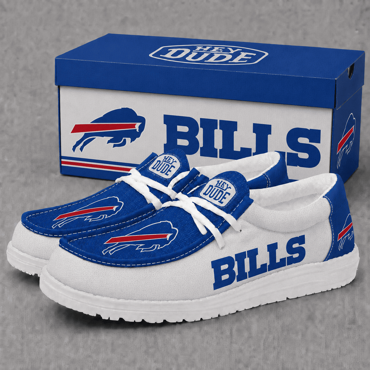 Buffalo Bills | Premium NFL Football Field Fan Loafer Shoes - VA22522