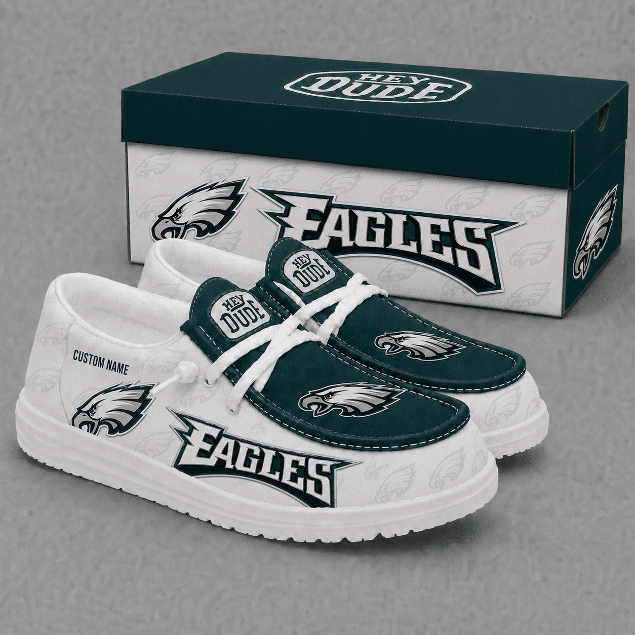Philadelphia Eagles Personalized | Premium Loafer Shoes - VA52731