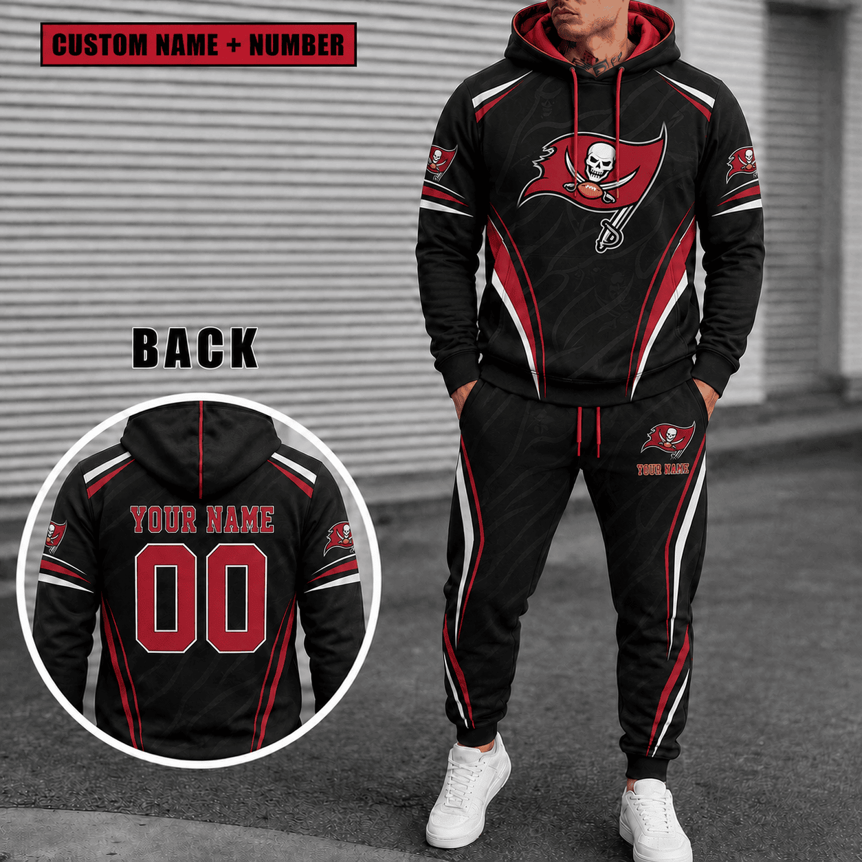 Tampa Bay Buccaneers Personalized Combo Hoodie And Sweatpants Gift For Fan VAN55236