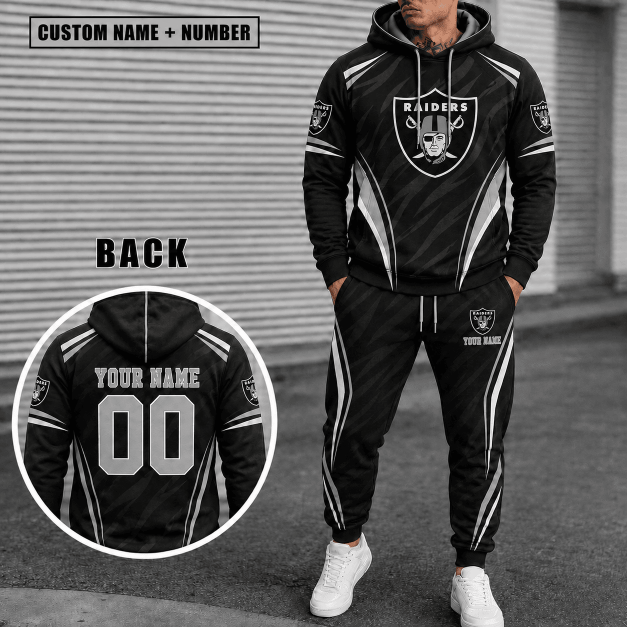 Raiders Personalized Combo Hoodie And Sweatpants Gift For Fan VAN55216