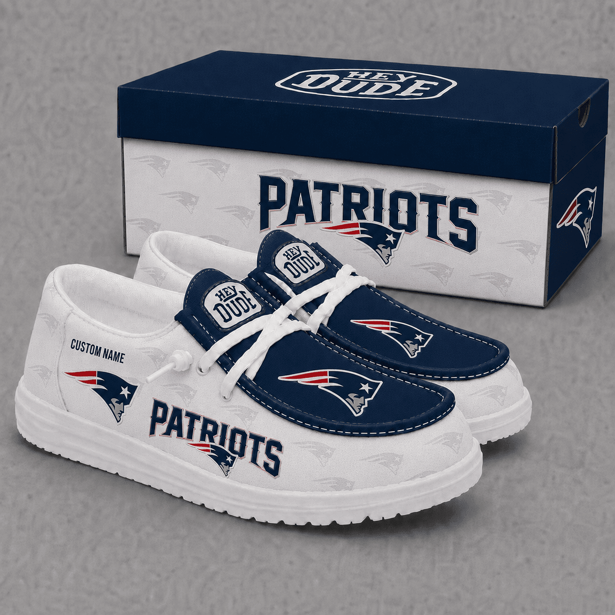 New England Patriots Personalized | Premium Loafer Shoes - VA52712