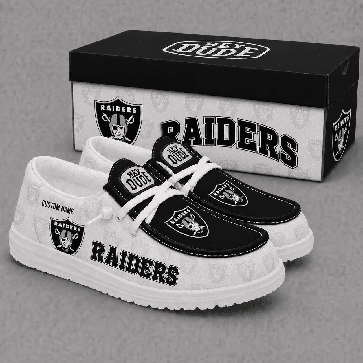 Raiders Personalized | Premium Loafer Shoes - VA52713