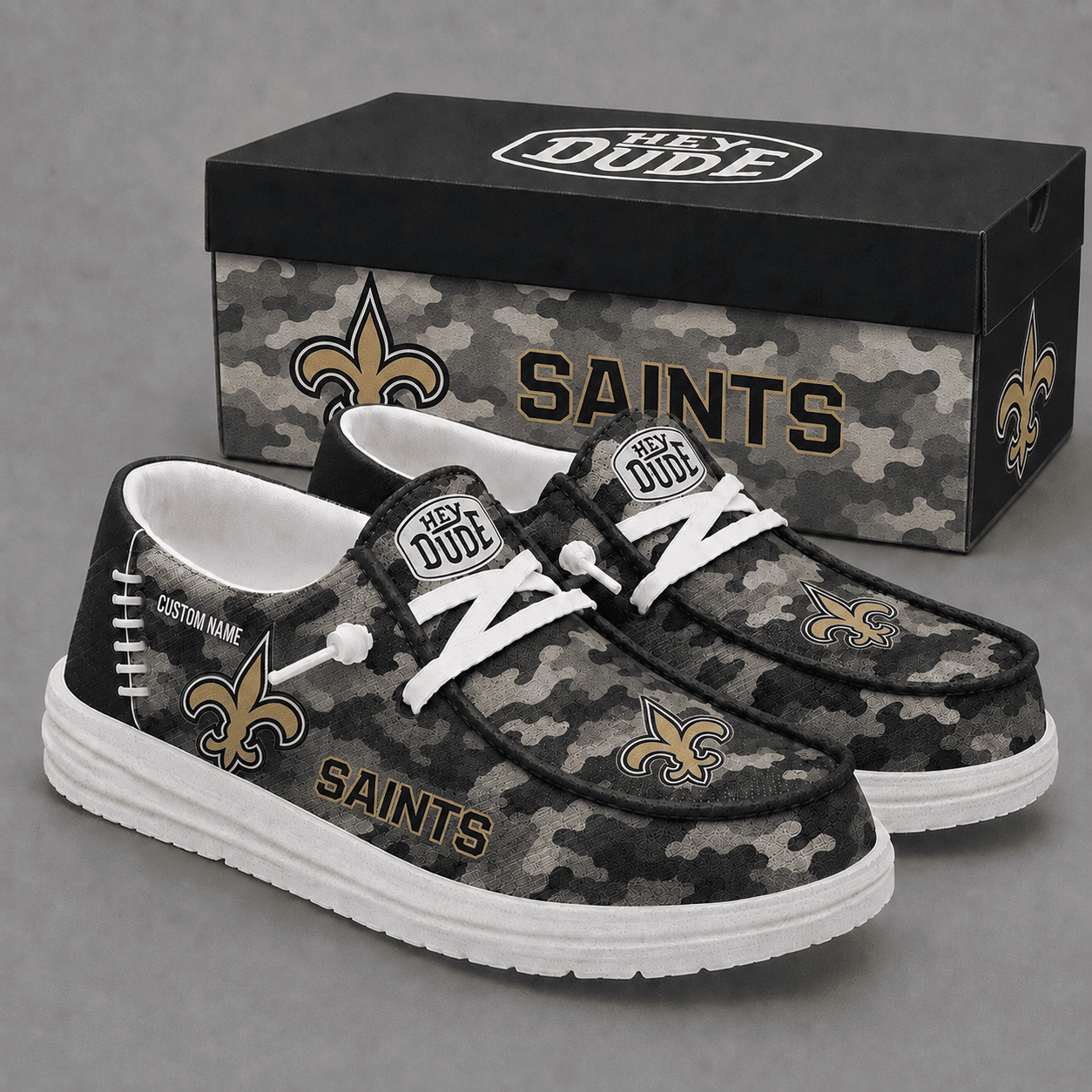 New Orleans Saints Personalized | Premium Loafer Shoes - VA23672