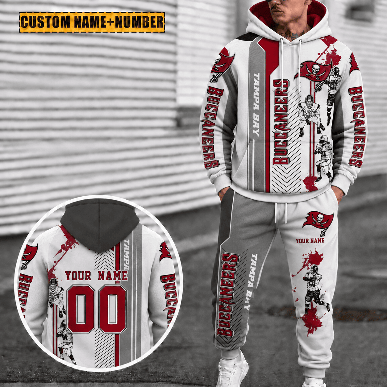 Tampa Bay Buccaneers Personalized Combo Hoodie And Sweatpants Gift For Fan VAN91122