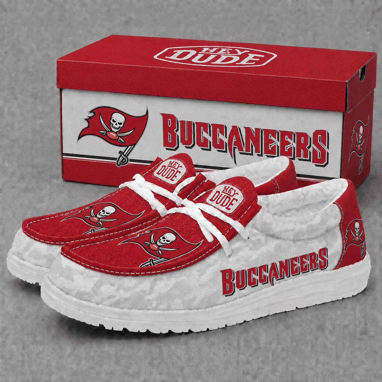 Tampa Bay Buccaneers | Premium NFL Football Field Fan Loafer Shoes - VA22537