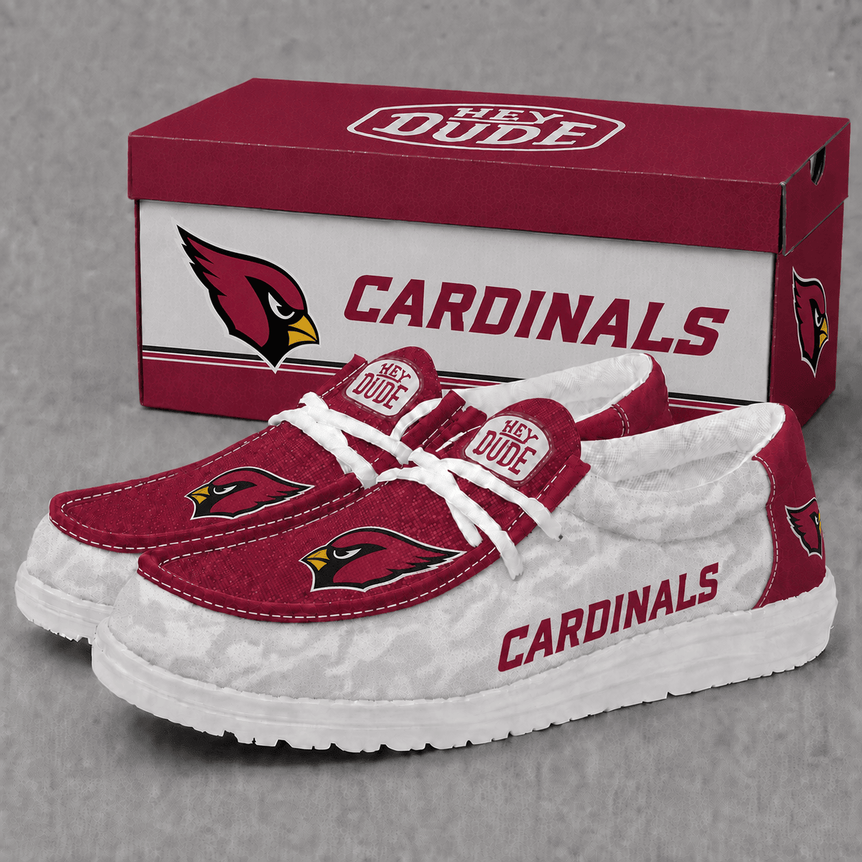 Arizona Cardinals | Premium NFL Football Field Fan Loafer Shoes - VA22535