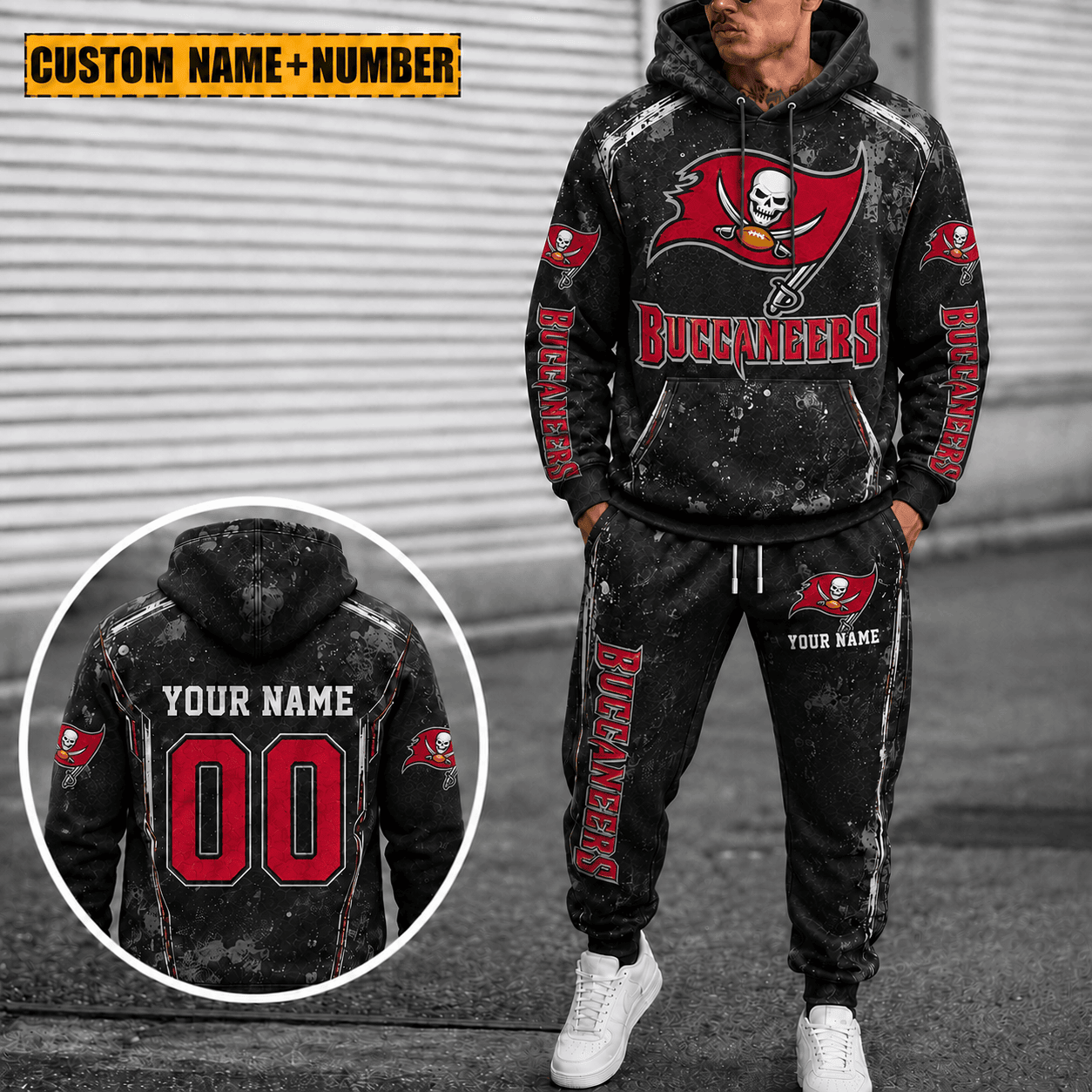 Tampa Bay Buccaneers Personalized Combo Hoodie And Sweatpants Gift For Fan VAN77176
