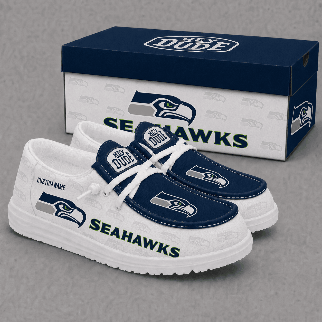 Seattle Seahawks Personalized | Premium Loafer Shoes - VA52737