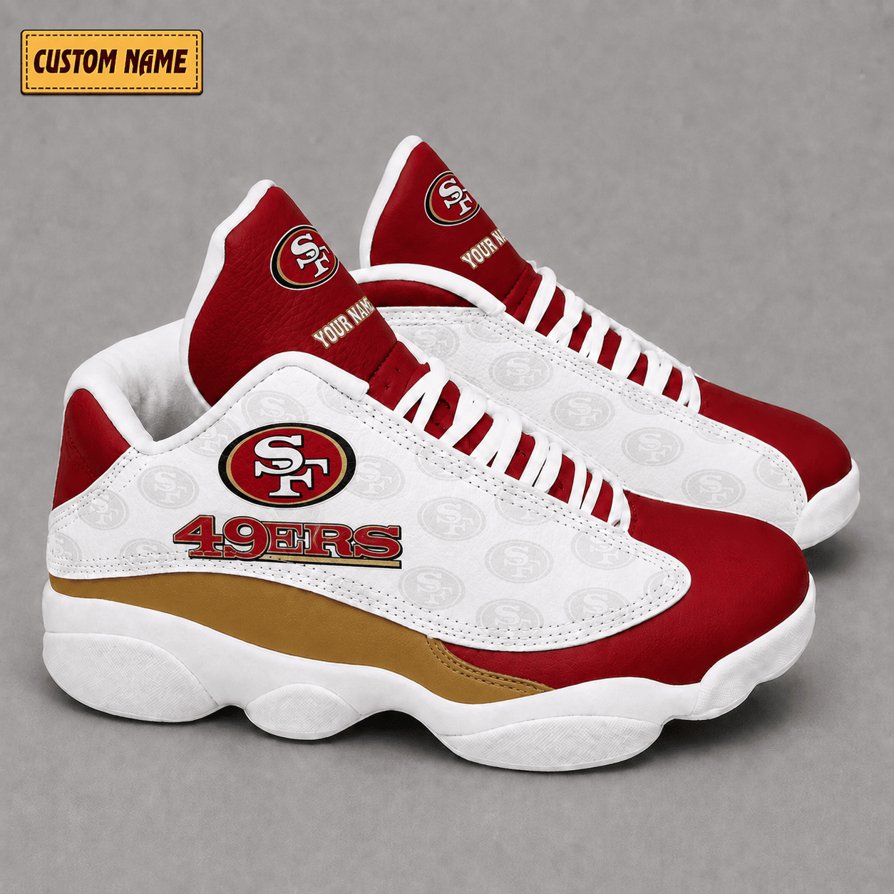 San Francisco 49ers Chiefs Air JD13 Sneakers VA338930