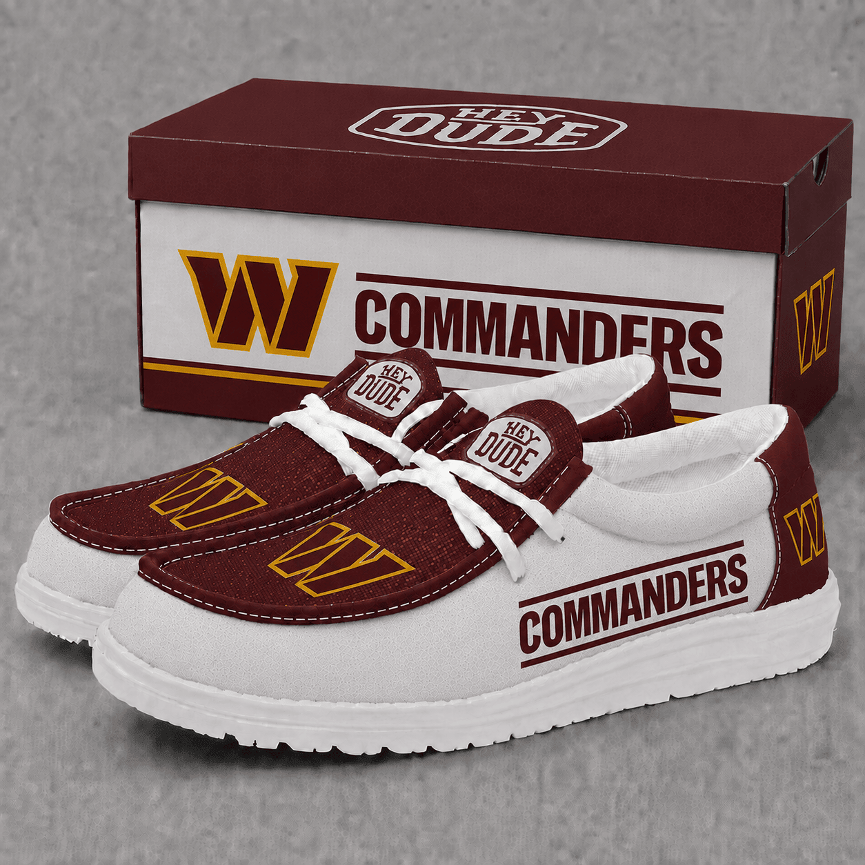 Washington Commanders | Premium NFL Football Field Fan Loafer Shoes - VA22531