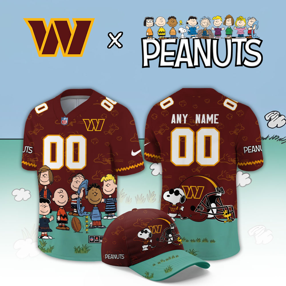 Washington Commanders x Peanuts 2026 Limited Football Jersey PBKUC45