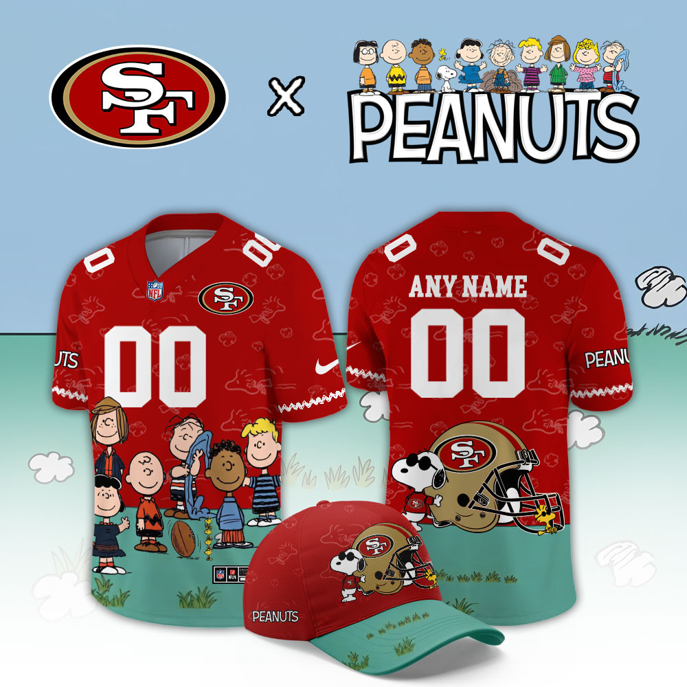 San Francisco 49ers x Peanuts 2026 Limited Football Jersey PBP7LJE