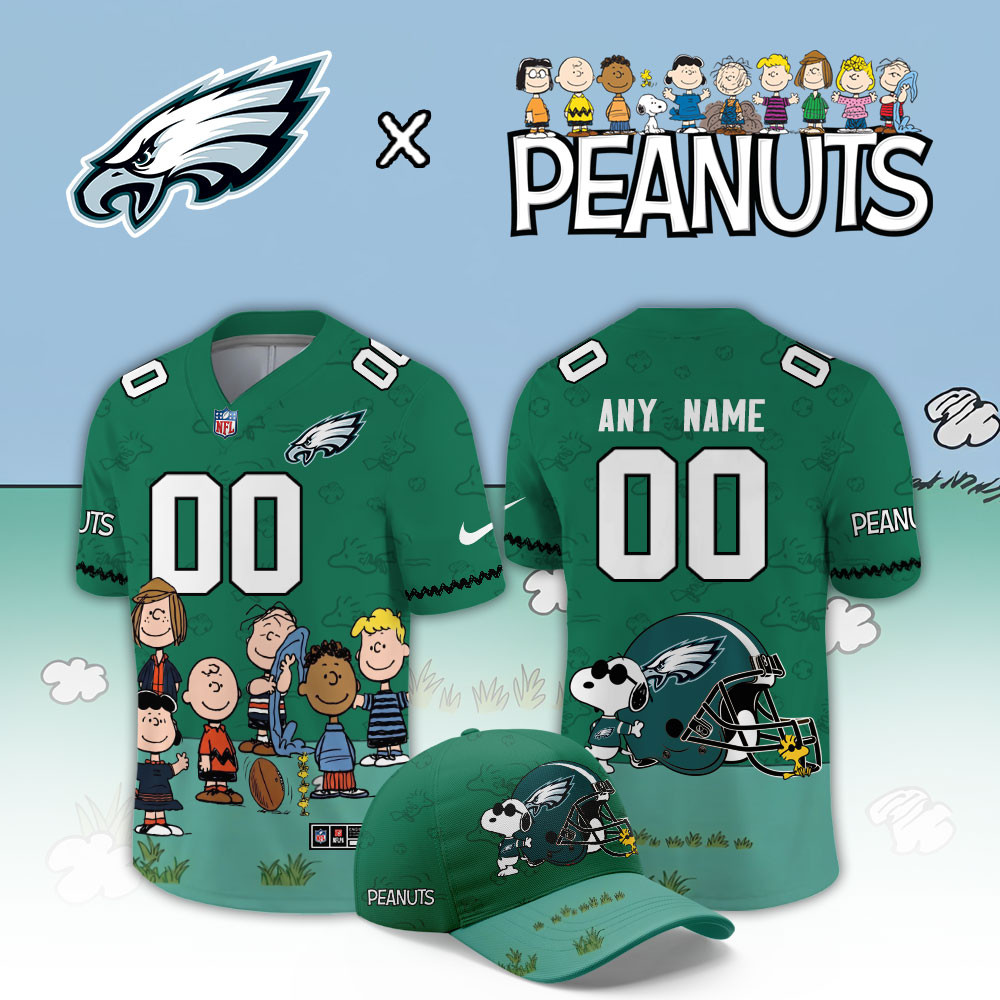 Philadelphia Eagles x Peanuts 2026 Limited Football Jersey PBB6Y2T