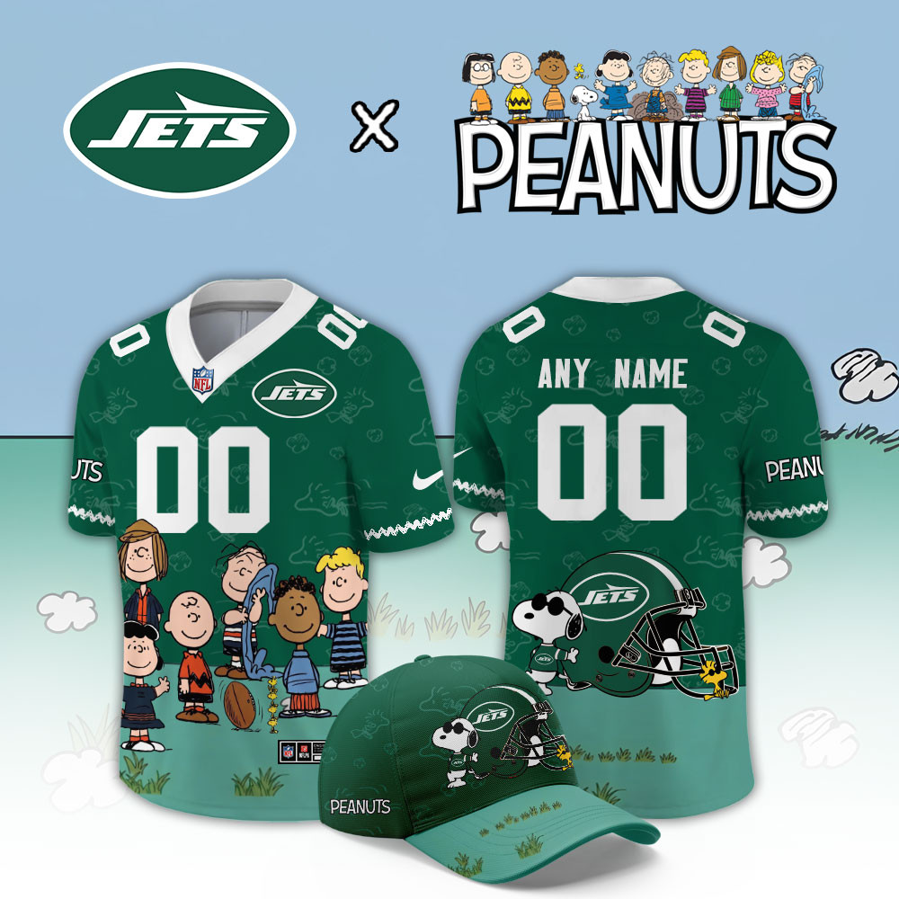 New York Jets x Peanuts 2026 Limited Football Jersey PBFLJI0