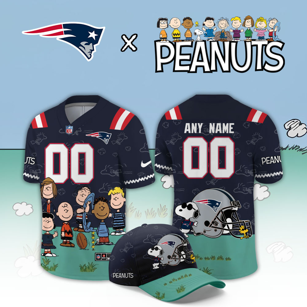 New England Patriots x Peanuts 2026 Limited Football Jersey PBGJHOE
