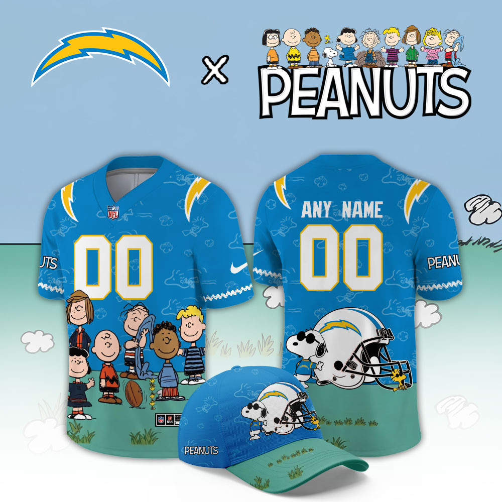 Los Angeles Chargers x Peanuts 2026 Limited Football Jersey PB6AWLA