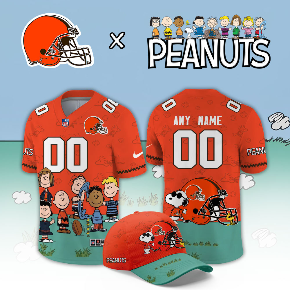 Cleveland Browns x Peanuts 2026 Limited Football Jersey PB0FCMJ