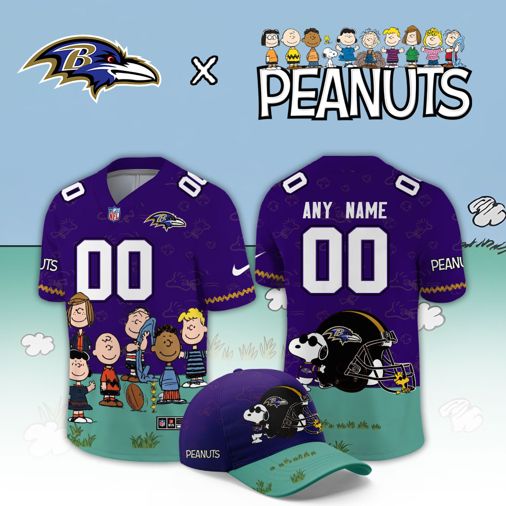 Baltimore Ravens x Peanuts 2026 Limited Football Jersey PB9QFXD