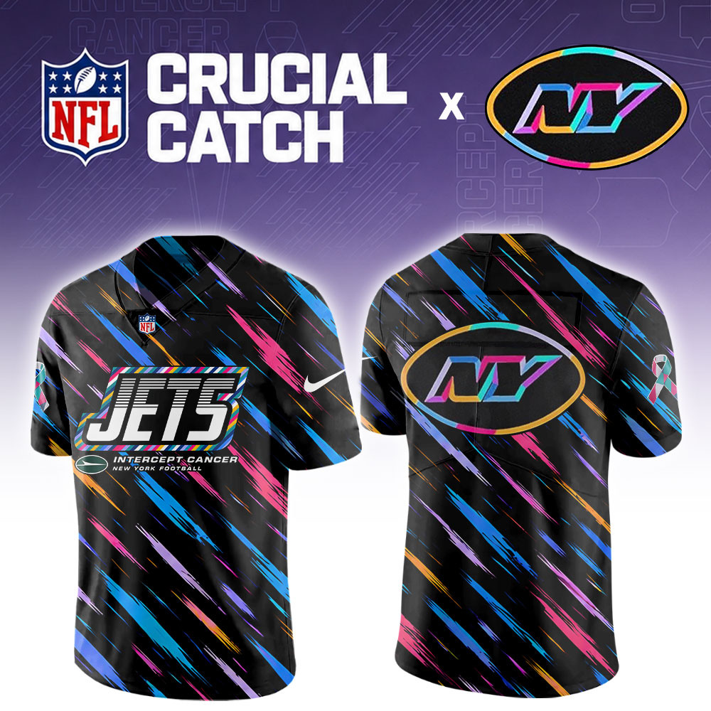 New York Jets 2026 Breast Cancer Awareness Special Football Jersey PB3VOAW