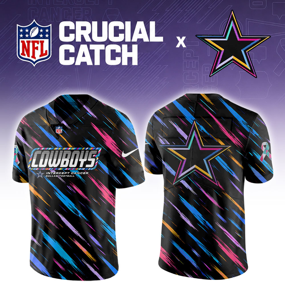 Dallas Cowboys 2026 Breast Cancer Awareness Special Football Jersey PBQWVSP