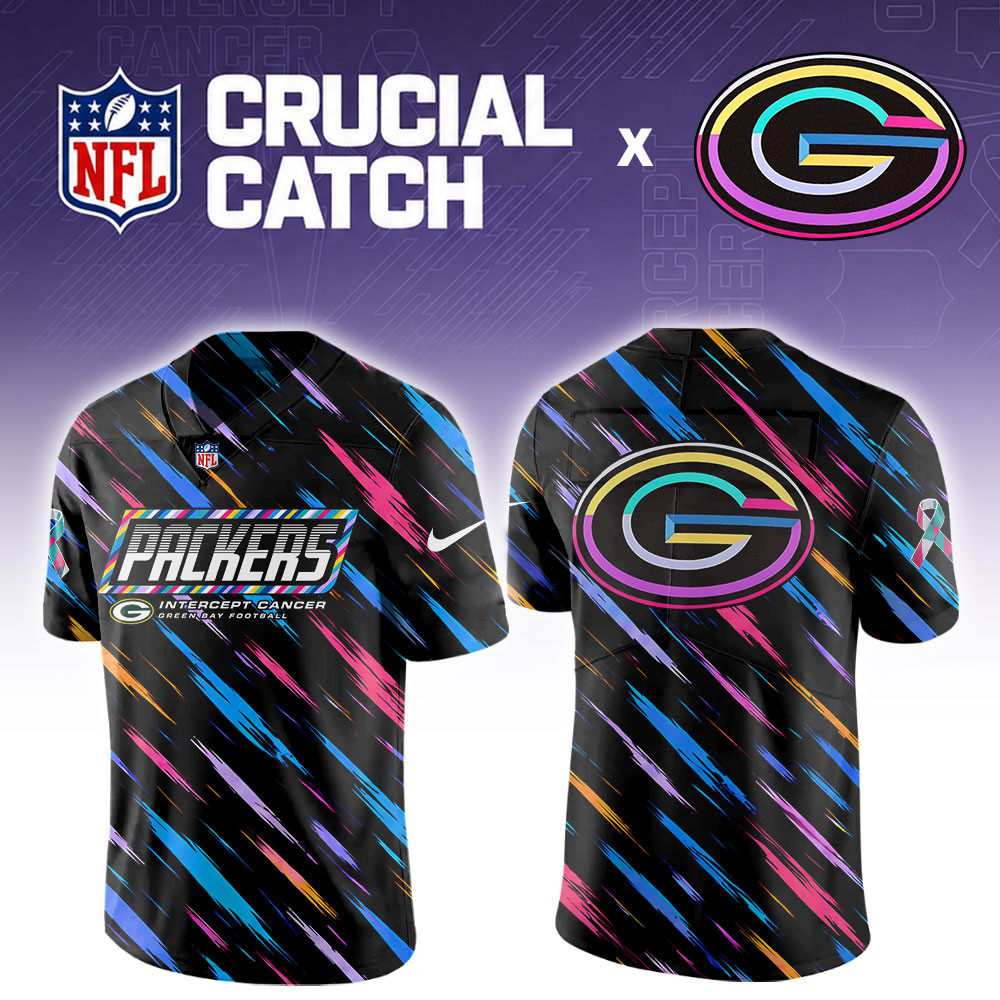 Green Bay Packers 2026 Breast Cancer Awareness Special Football Jersey PBB35YG