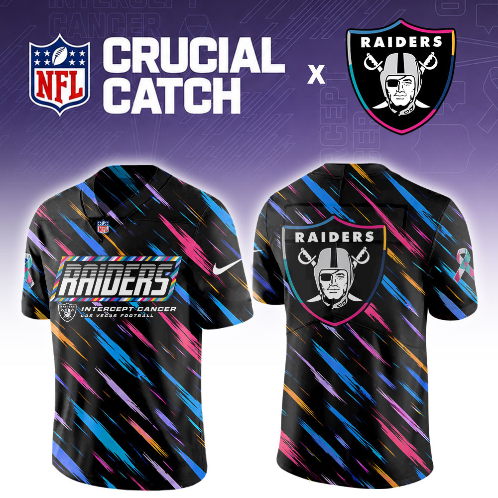 Las Vegas Raiders 2026 Breast Cancer Awareness Special Football Jersey PB8KZQ8