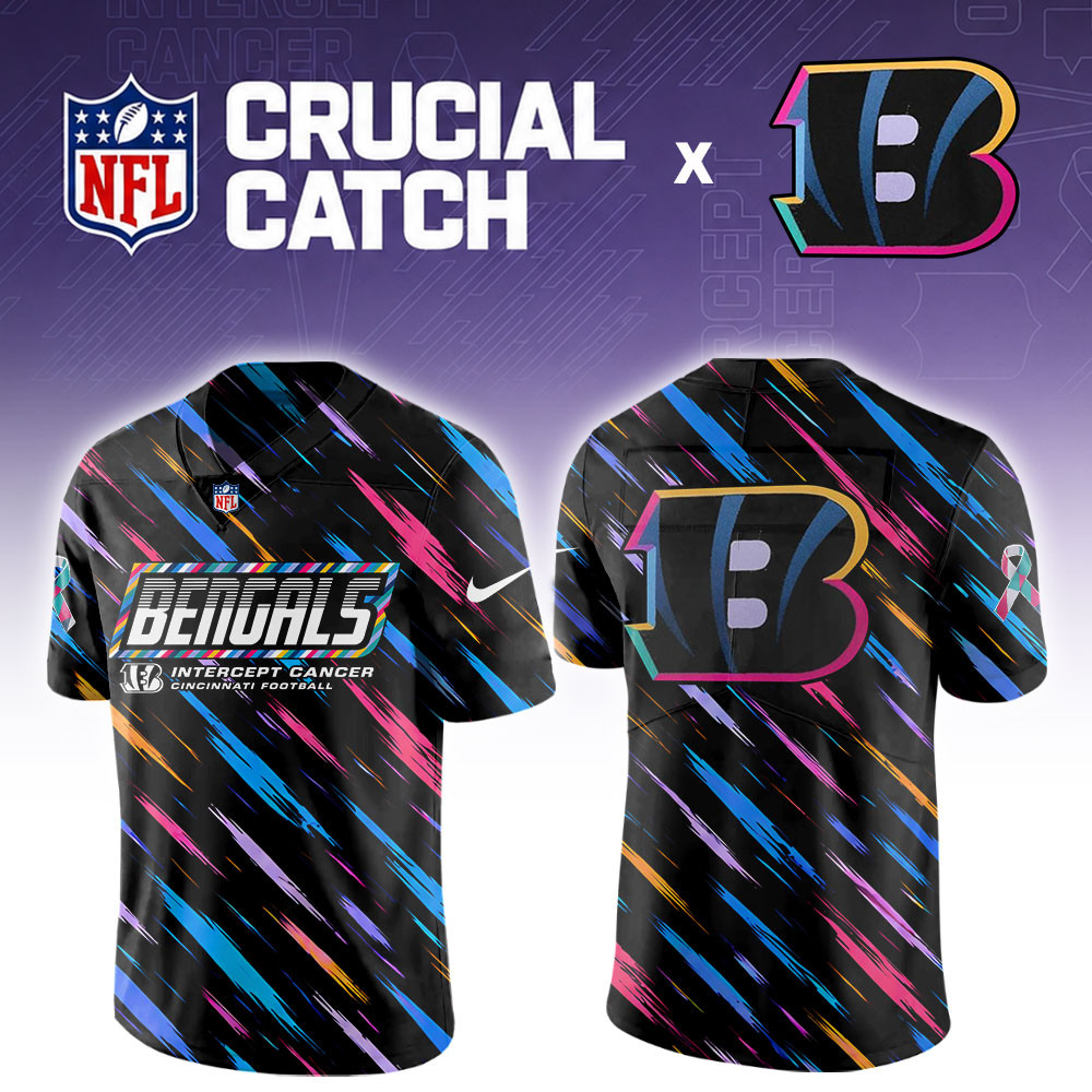 Cincinnati Bengals 2026 Breast Cancer Awareness Special Football Jersey PB4TQQX