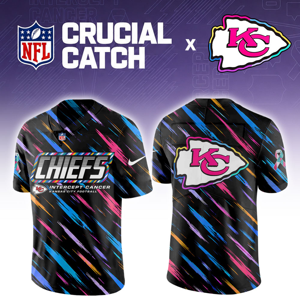 Kansas City Chiefs 2026 Breast Cancer Awareness Special Football Jersey PBMC7B3