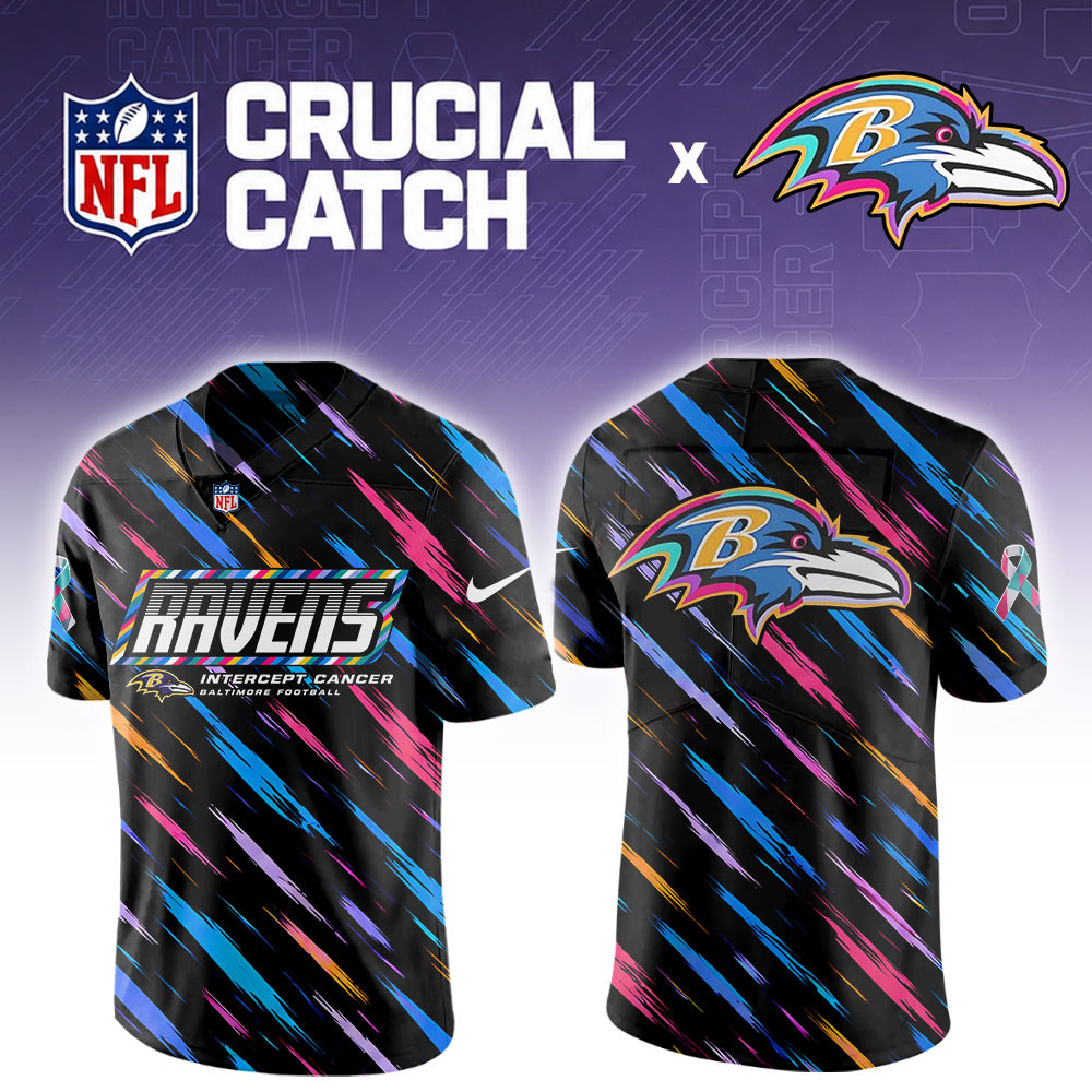 Baltimore Ravens 2026 Breast Cancer Awareness Special Football Jersey PBJUGNS