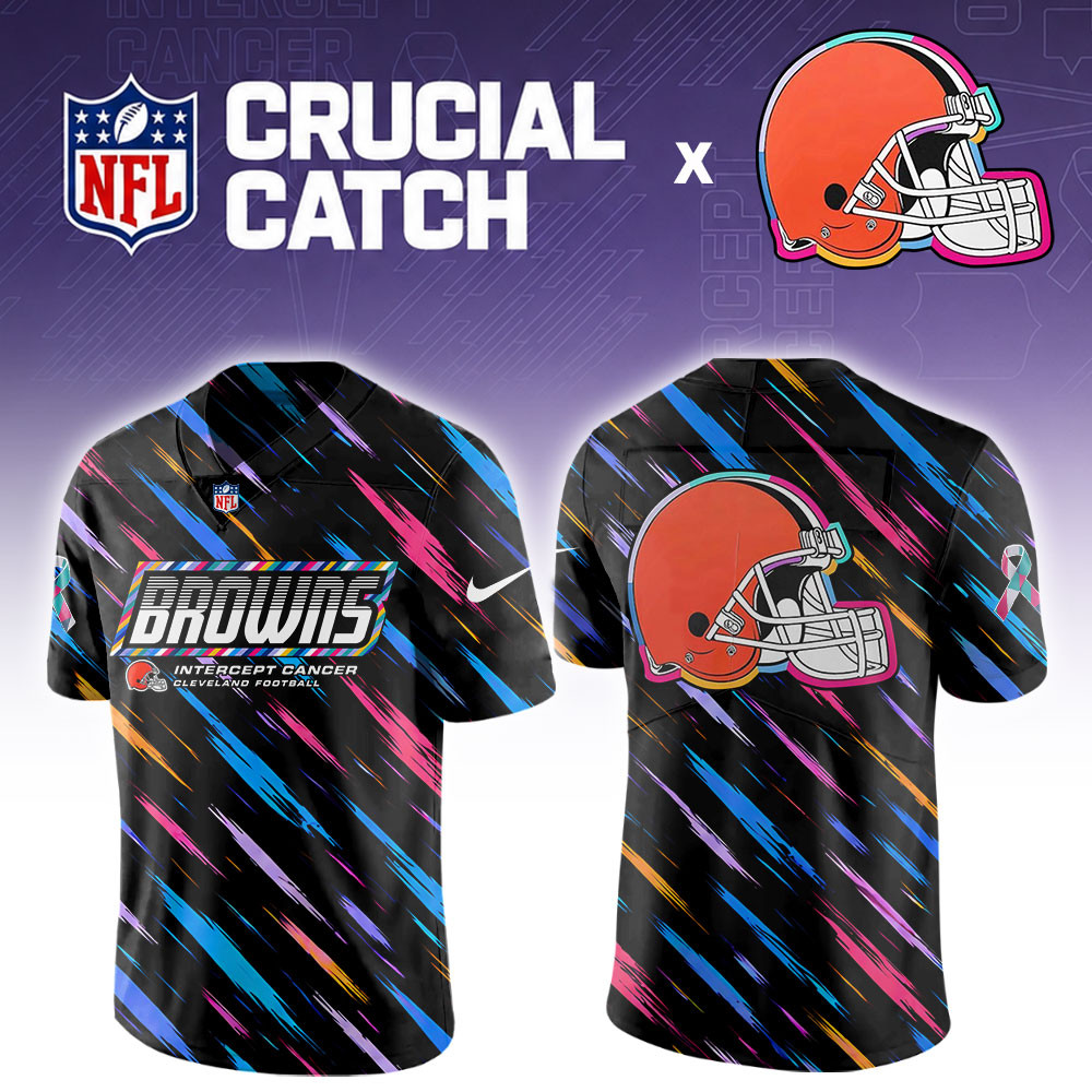 Cleveland Browns 2026 Breast Cancer Awareness Special Football Jersey PB8MHRV