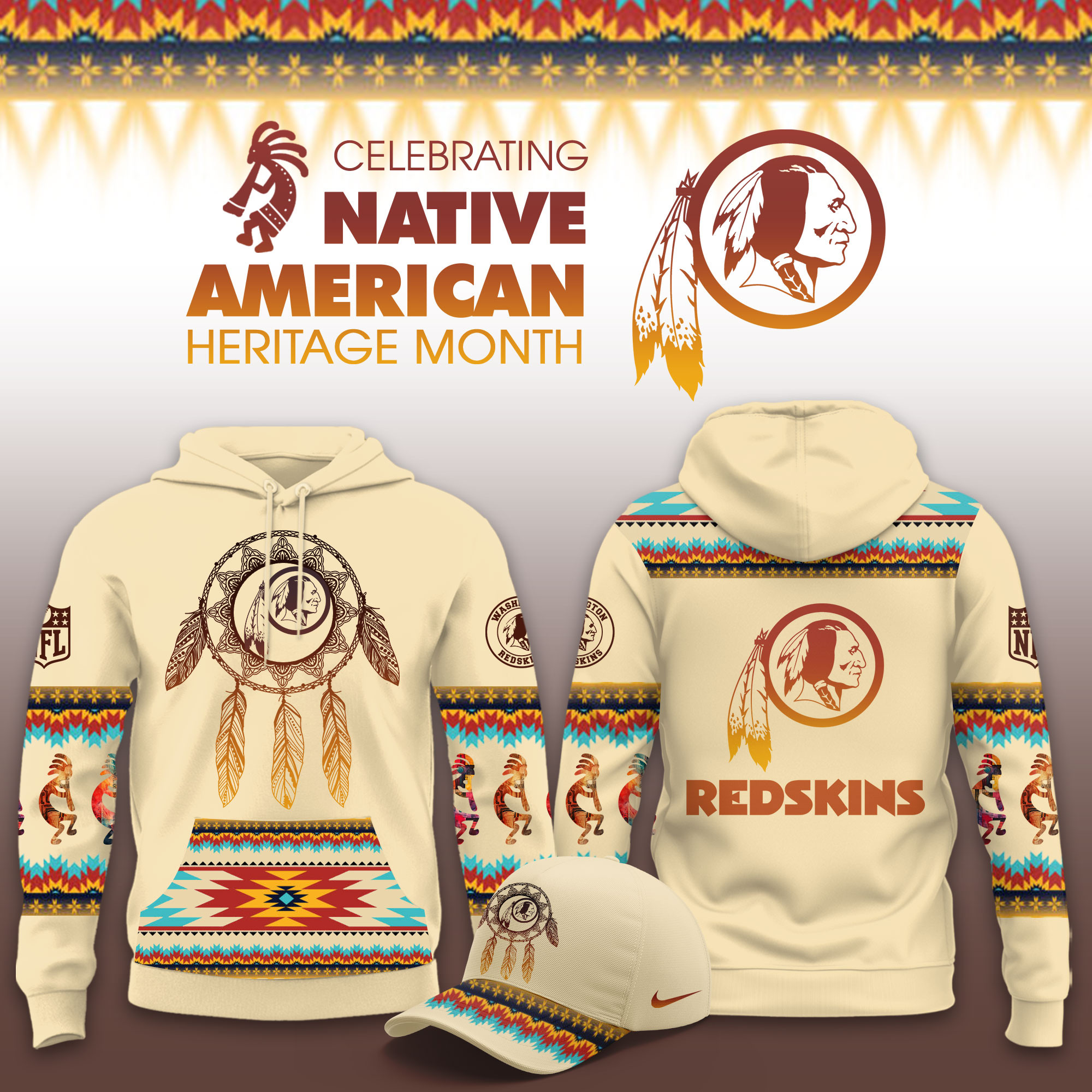 Washington Commanders Native American Heritage Limited Hoodie PBNL75D
