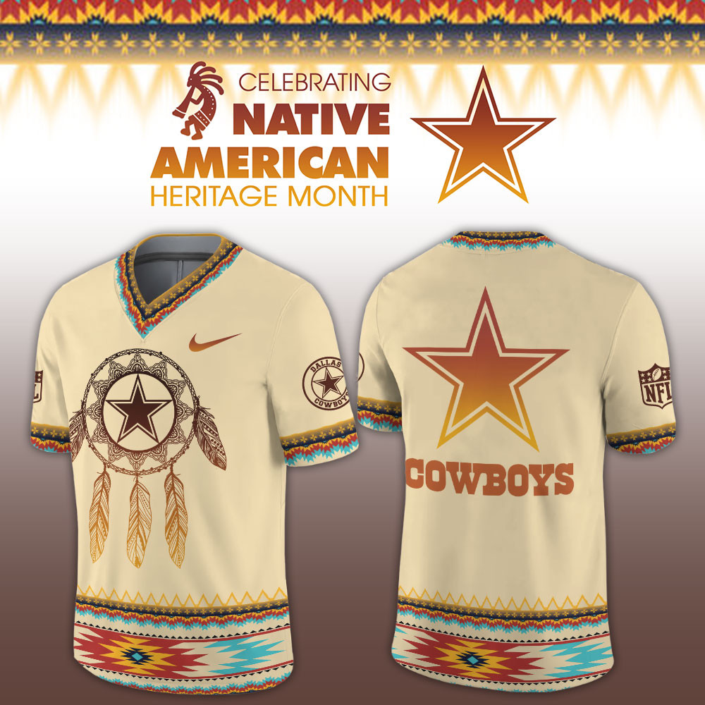 Dallas Cowboys Native American Heritage Limited Football Jersey PB8D661