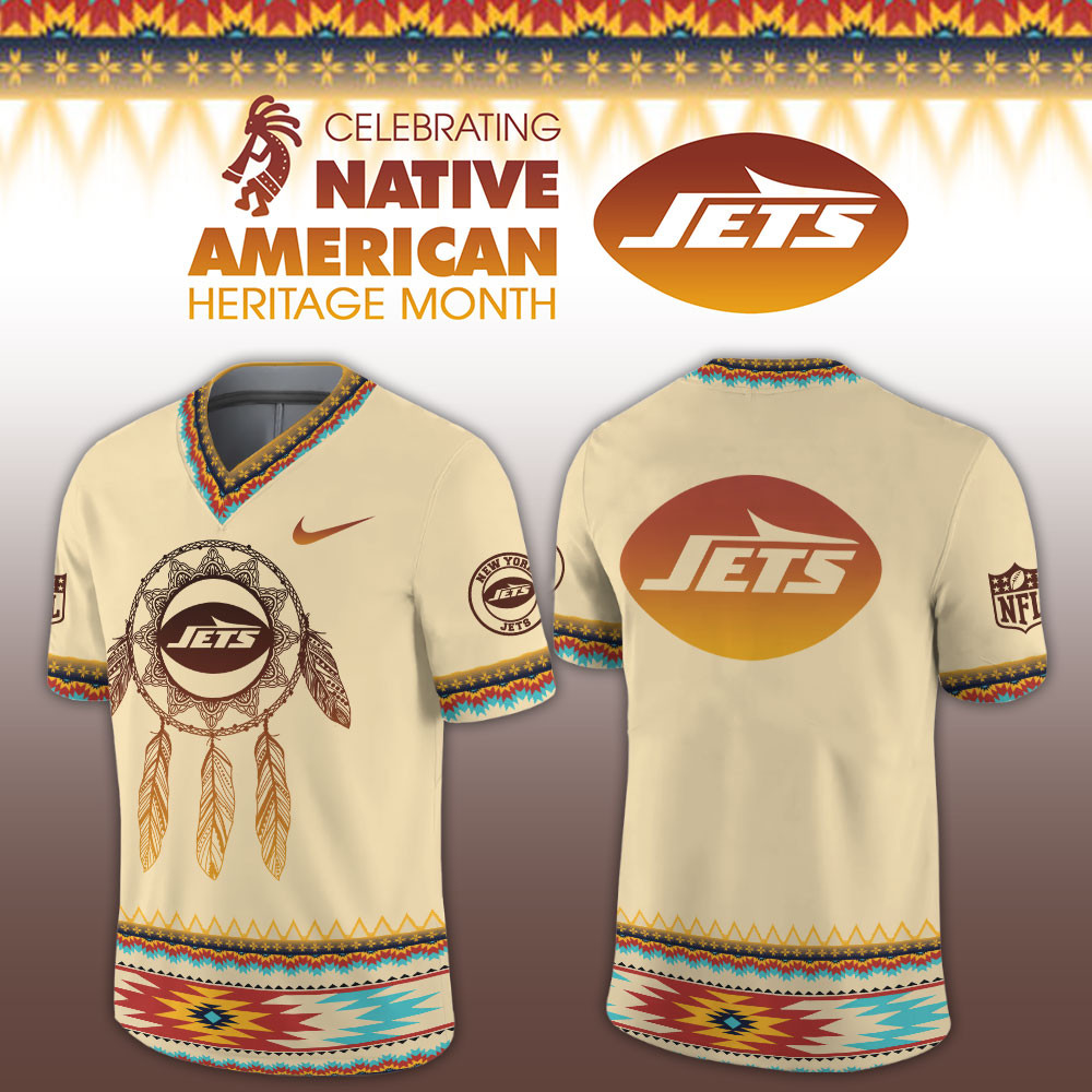 New York Jets Native American Heritage Limited Football Jersey PBACYYZ