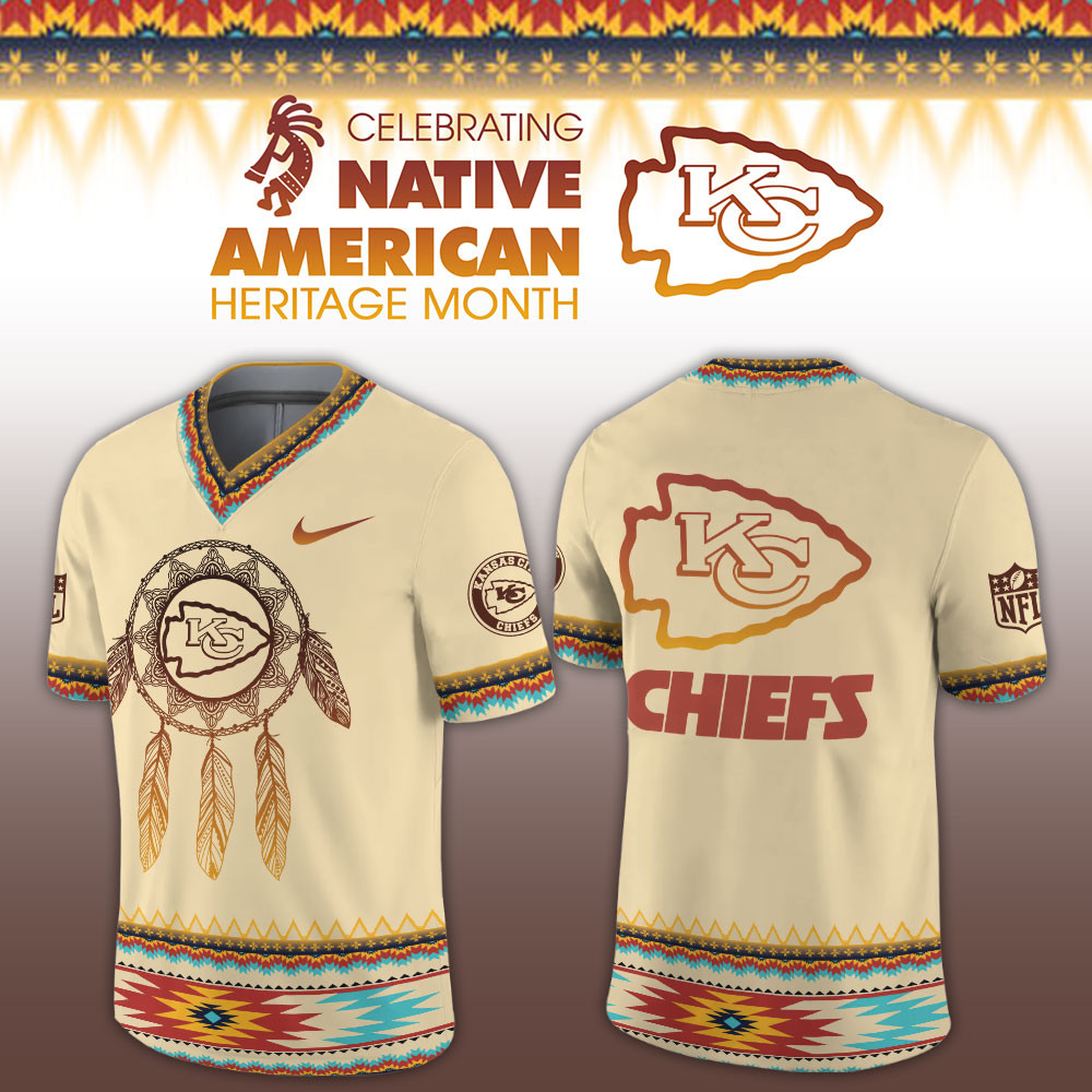 Kansas City Chiefs Native American Heritage Limited Football Jersey PB4BNCV
