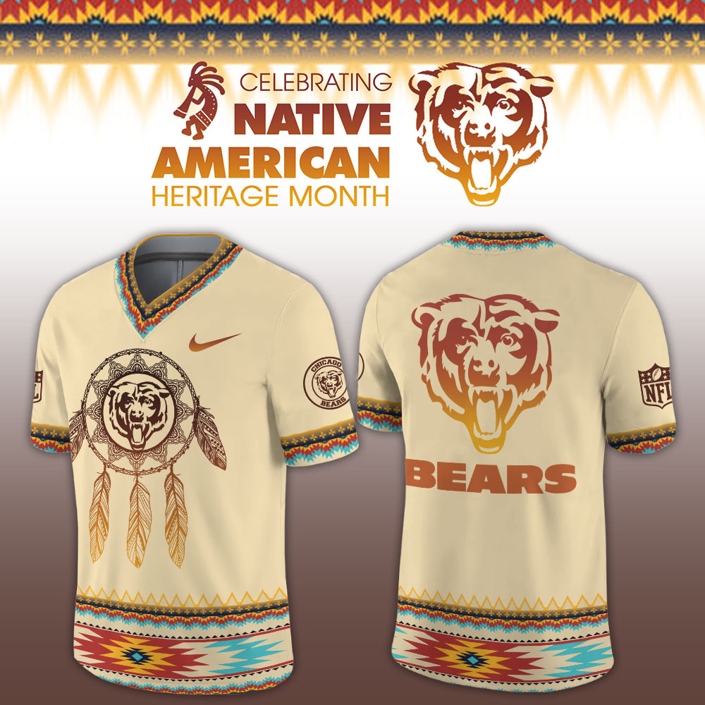 Chicago Bears Native American Heritage Limited Football Jersey PB3ISS2
