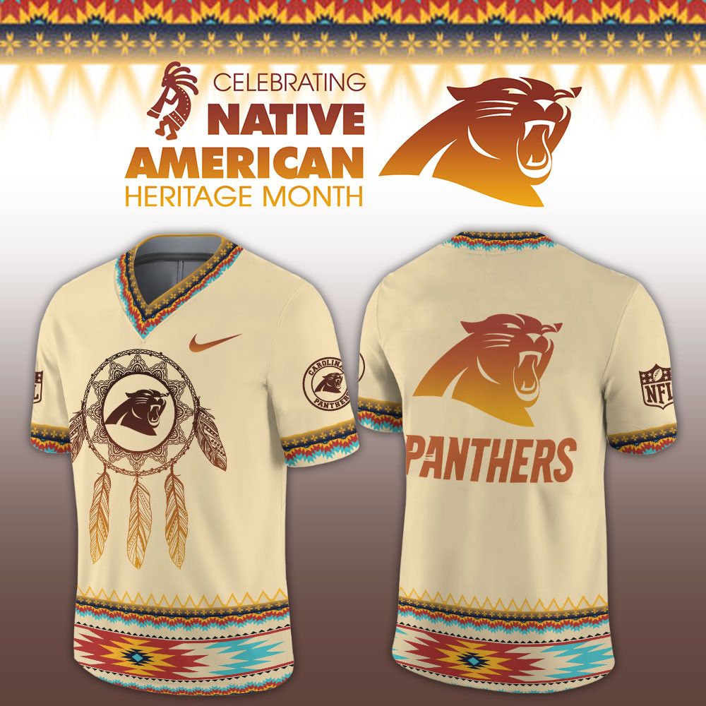 Carolina Panthers Native American Heritage Limited Football Jersey PBLB36O