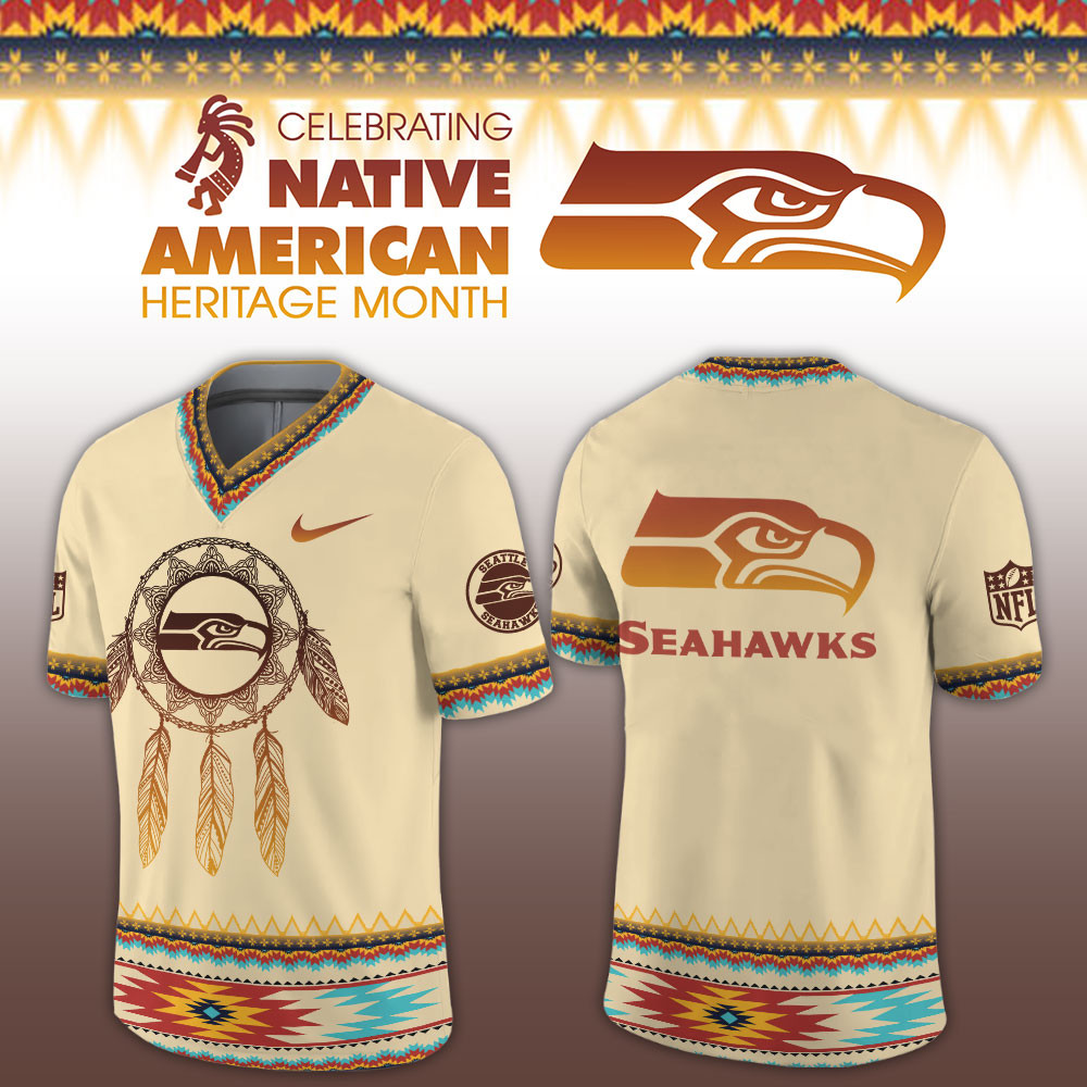 Seattle Seahawks Native American Heritage Limited Football Jersey PBNJ6P6