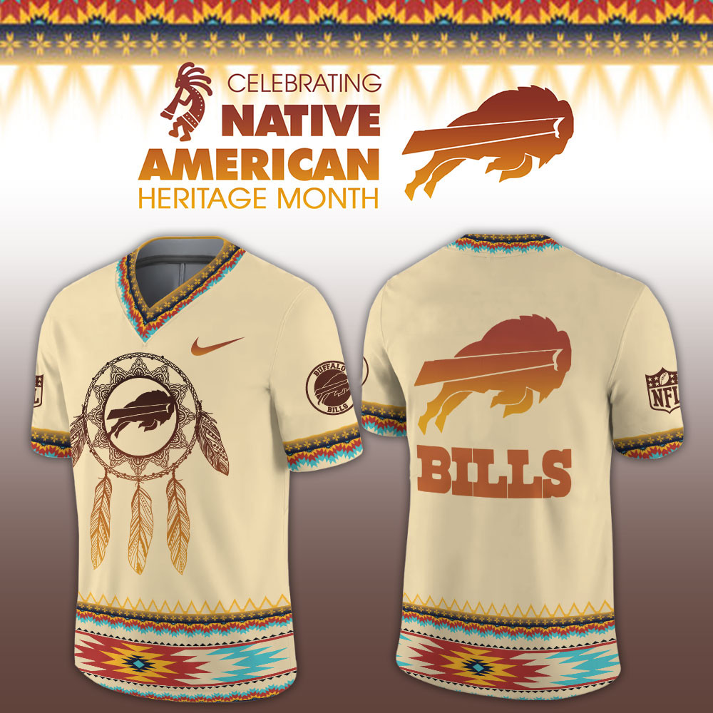Buffalo Bills Native American Heritage Limited Football Jersey PBQSFCN