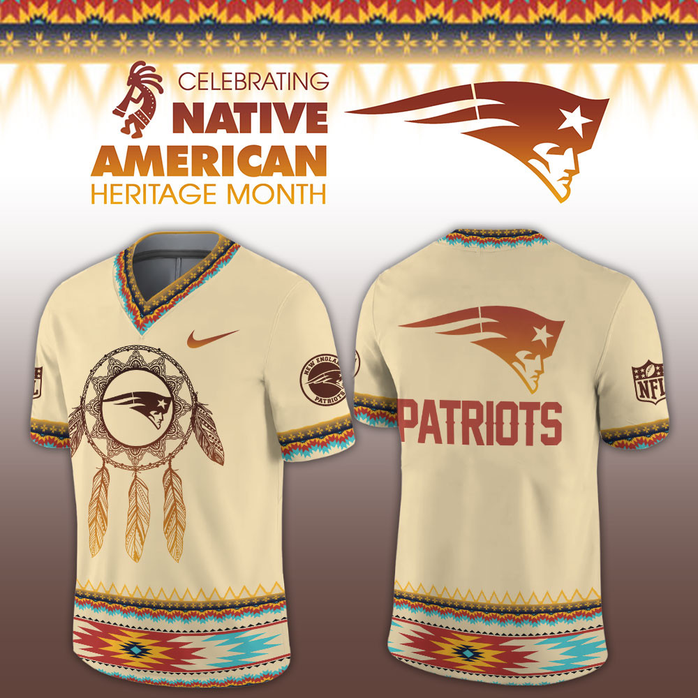 New England Patriots Native American Heritage Limited Football Jersey PB5PARV