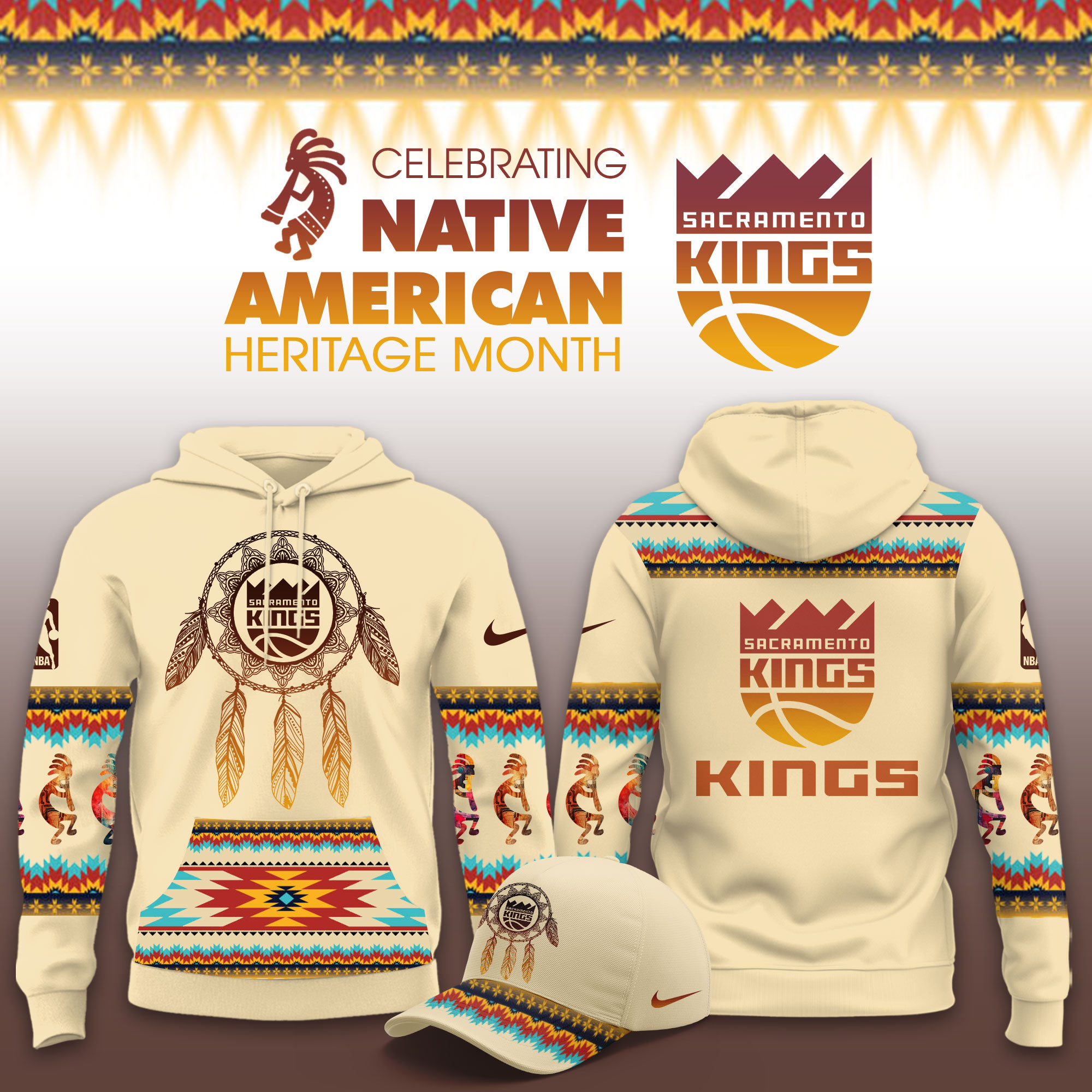 Sacramento Kings Native American Heritage Limited Hoodie PB1OZUD