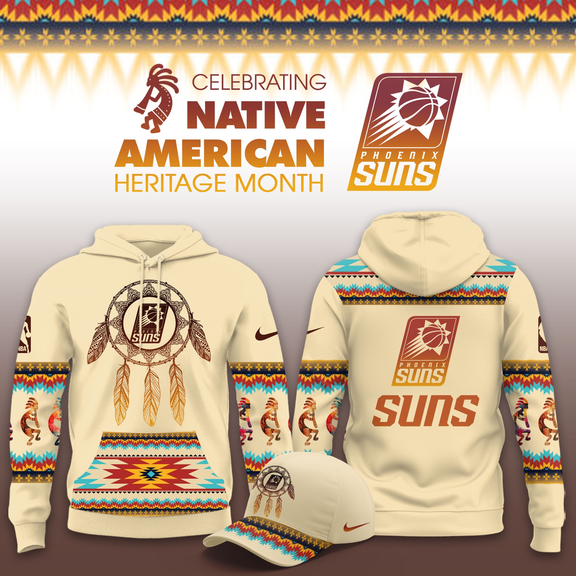 Phoenix Suns Native American Heritage Limited Hoodie PBR41WZ