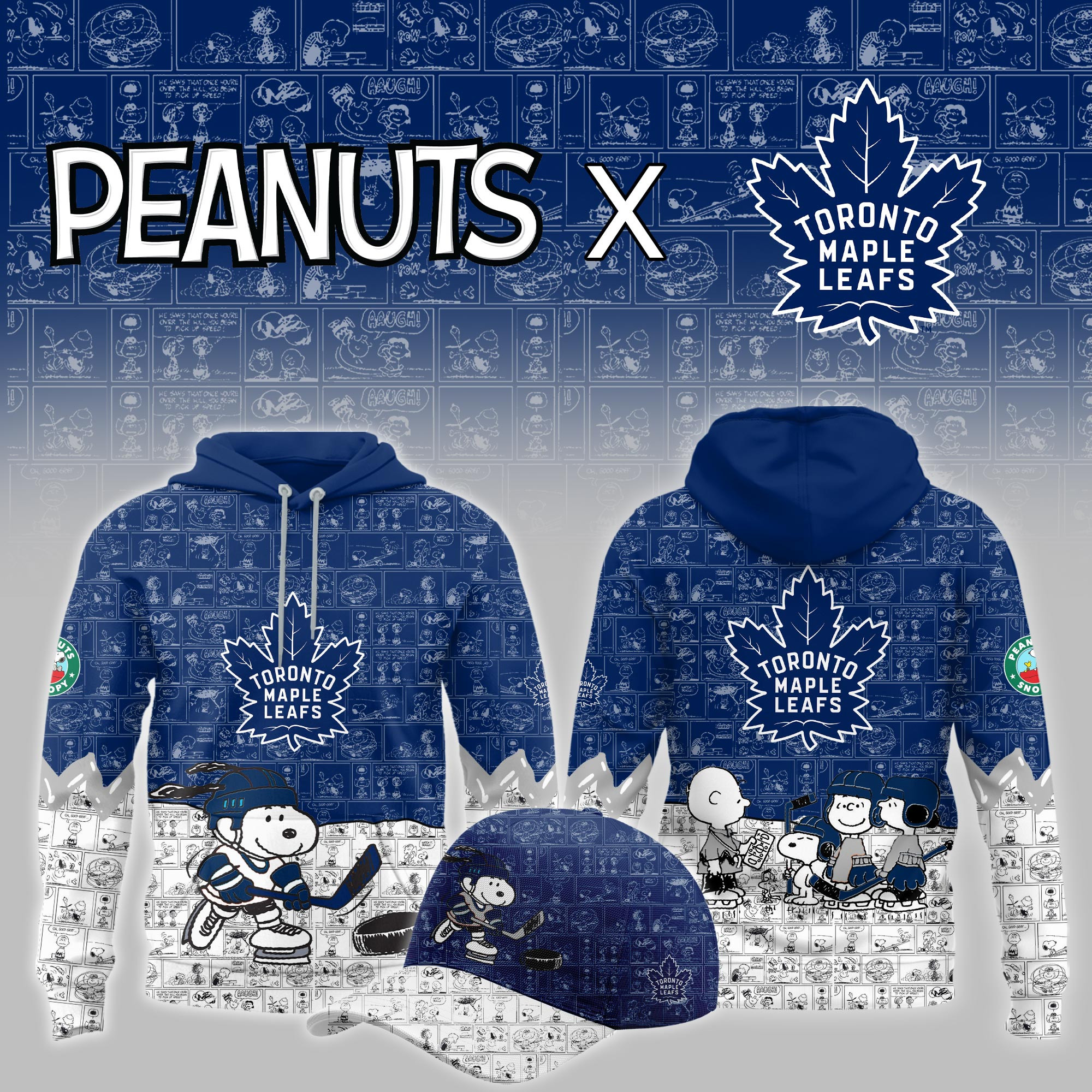 Toronto Maple Leafs Peanuts Night Limited Hoodie PB1MJG4