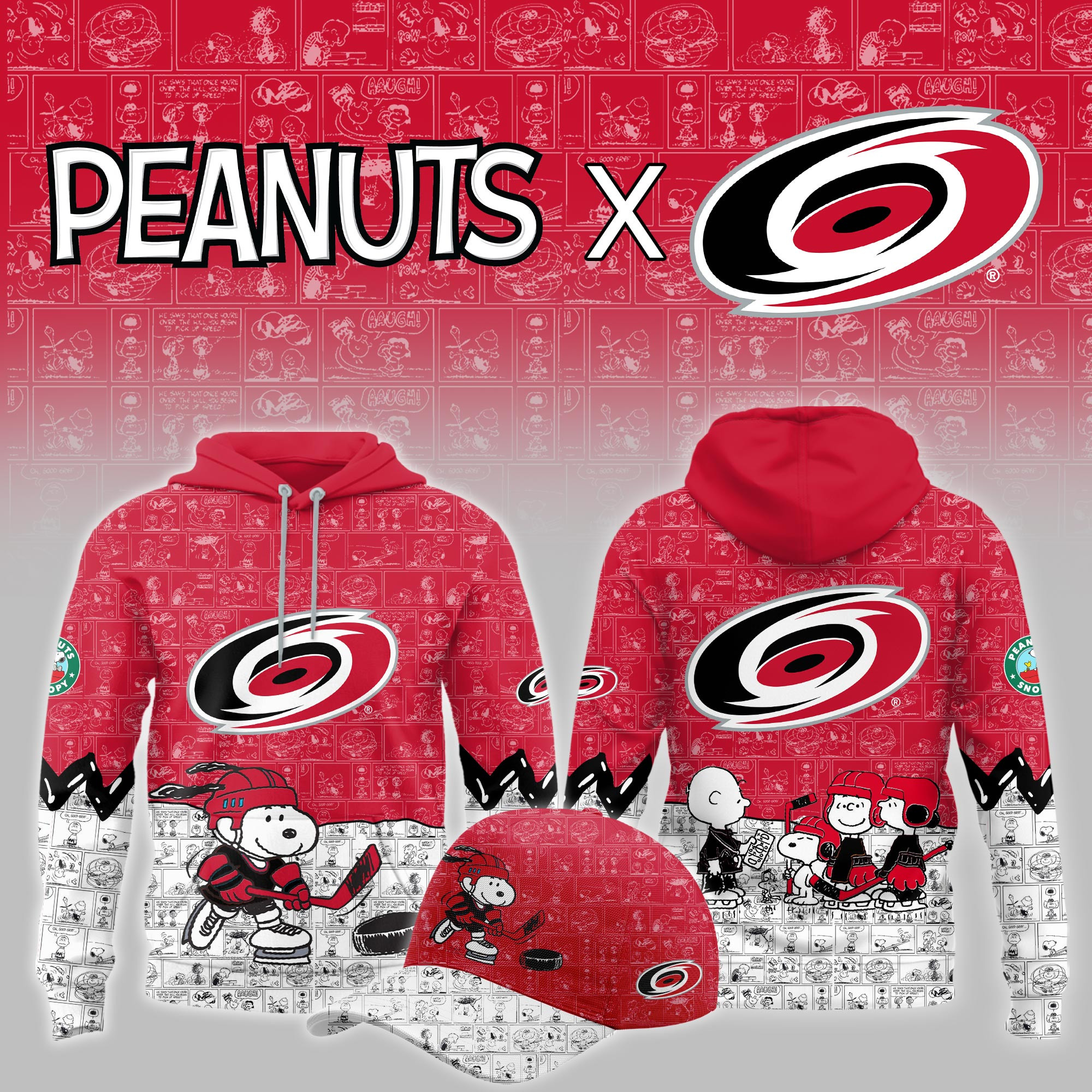 Carolina Hurricanes Peanuts Night Limited Hoodie PBGUQ5M
