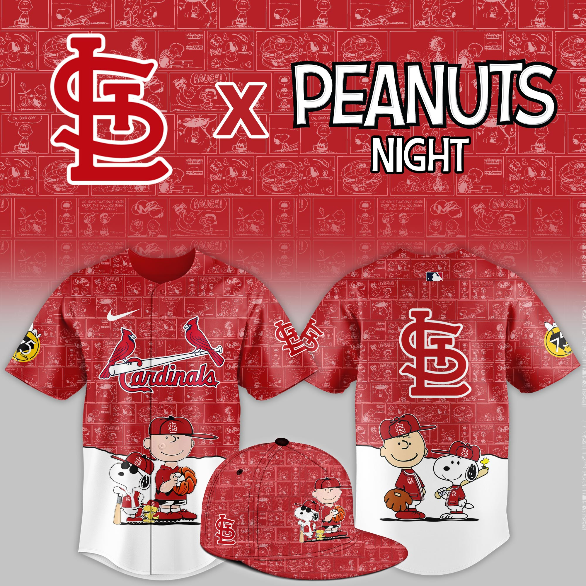 Peanuts Night Game Limited Jersey PBN2GB8